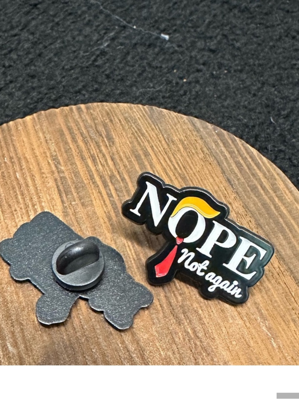 Political statement pin - Picture 3 of 3